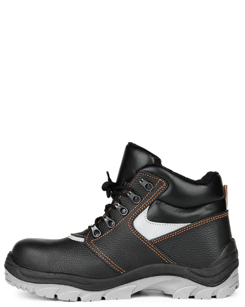 Ботинки РЕСУРС ПУ/ТПУ шерст.мех с МП (черный)