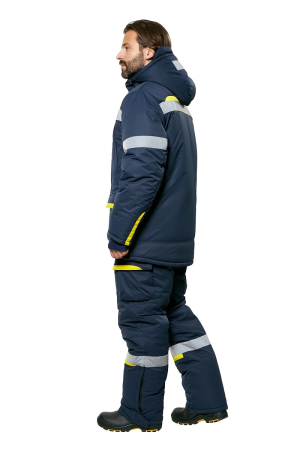 Костюм ВАЛДАЙ-НОРД зимний с ПК (т.синий/желтый)