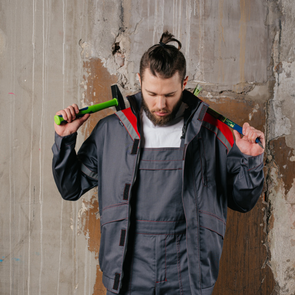 Костюм ГИДРА-2 с ПК (т.серый/красный)