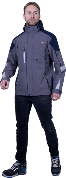 Куртка-штормовка РЕСПЕКТ (серый)