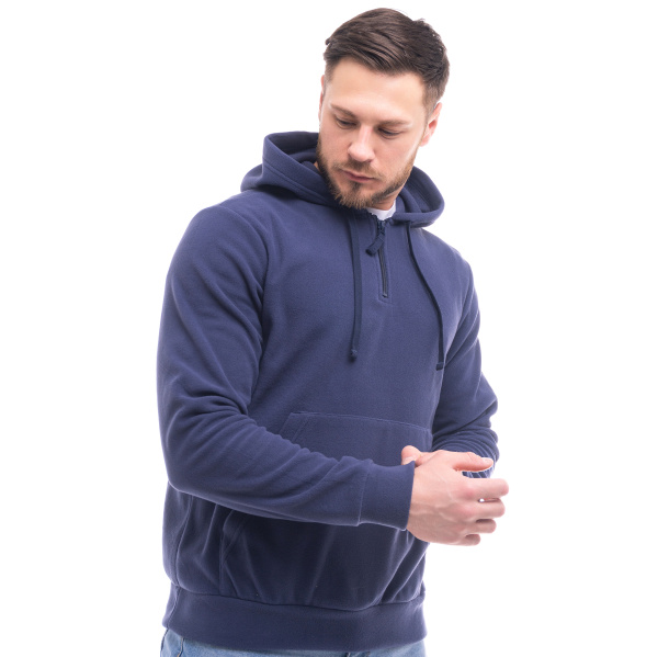 Толстовка JF-03 флисовая (т.синий)