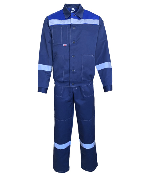 Костюм ЕНИСЕЙ с ПК (т.синий/васильковый)