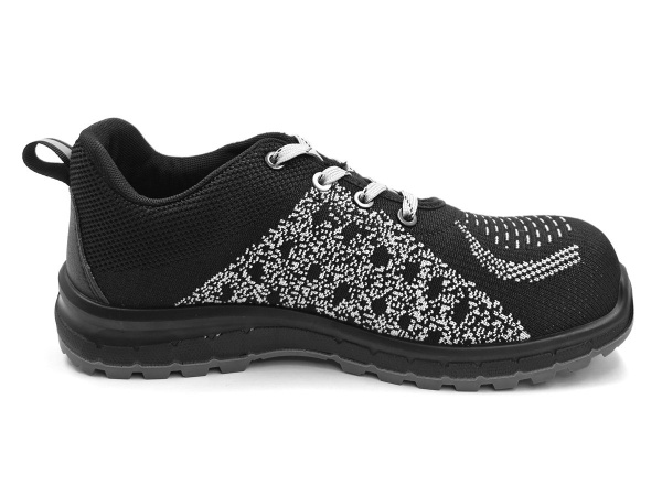 Полуботинки МИСТРАЛЬ AZ001-CK ПУ-ТПУ с КП и КС (серый/черный)