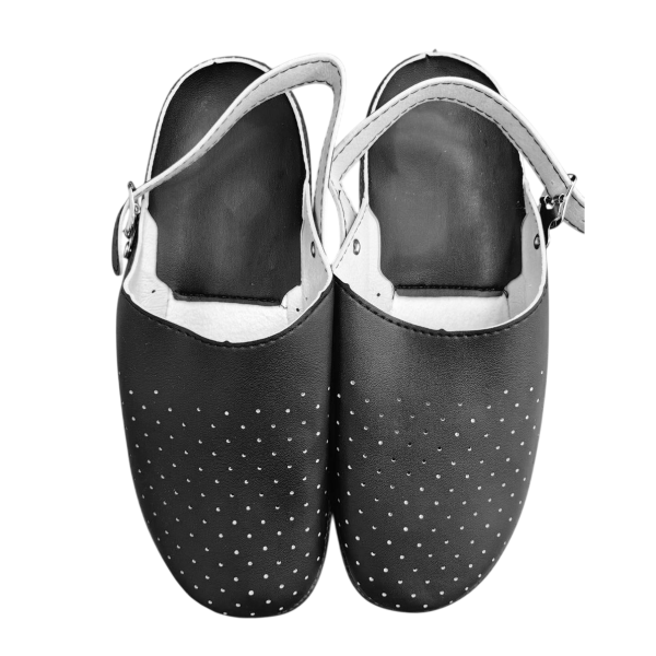 Сабо ПВХ искусственная кожа (черный)