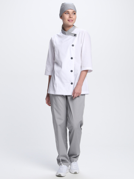 Костюм КАНДИ женский (серый/белый)