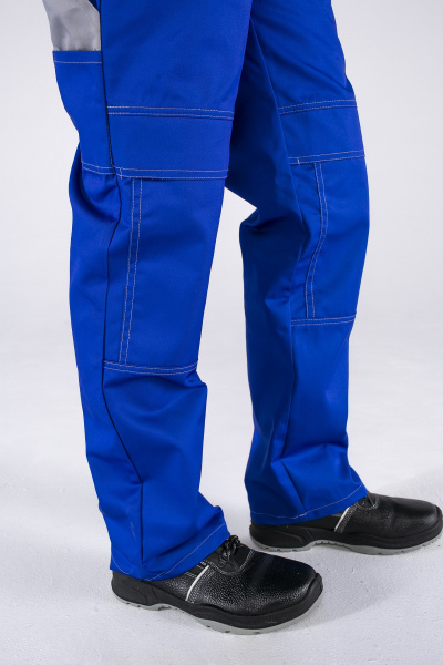 Костюм СОЮЗ-ПРОФЕССИОНАЛ-2 с ПК (васильковый/св.серый/оранжевый)