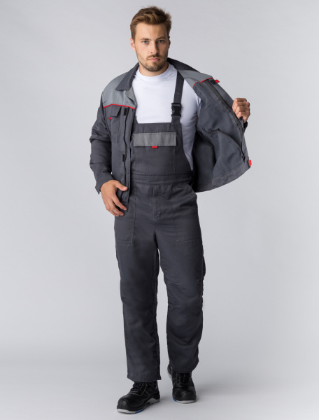 Костюм ФЛОФТ-2 с ПК (т.серый/серый)