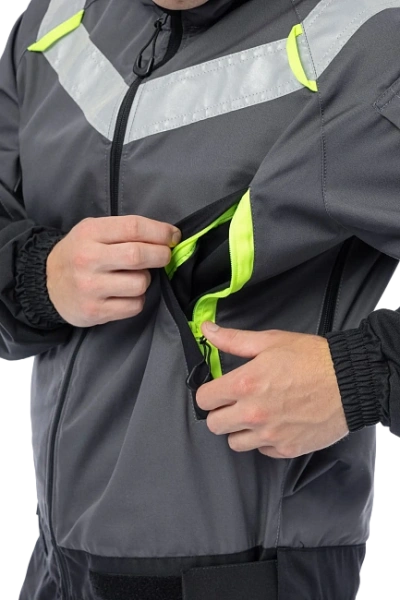 Комбинезон BRODEKS KS 503 (серый/черный)