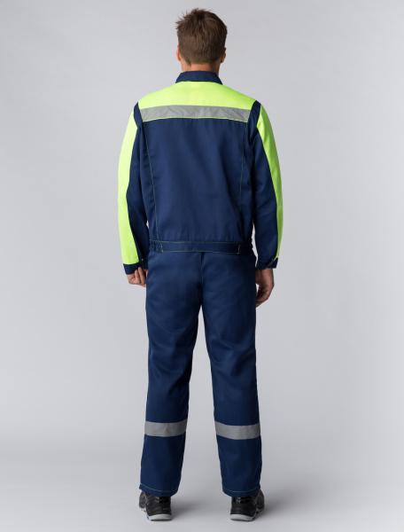 Костюм СФЕРА NEW с ПК (т.синий/лимонный)