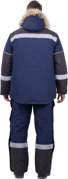 Костюм УРАГАН-УЛЬТРА с ПК зимний (т.синий/черный)