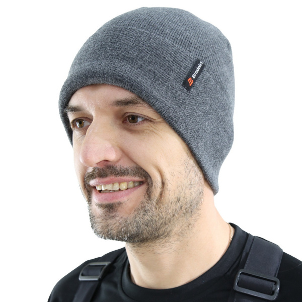 Шапка BRODEKS LIGHT LONGER (т.серый)