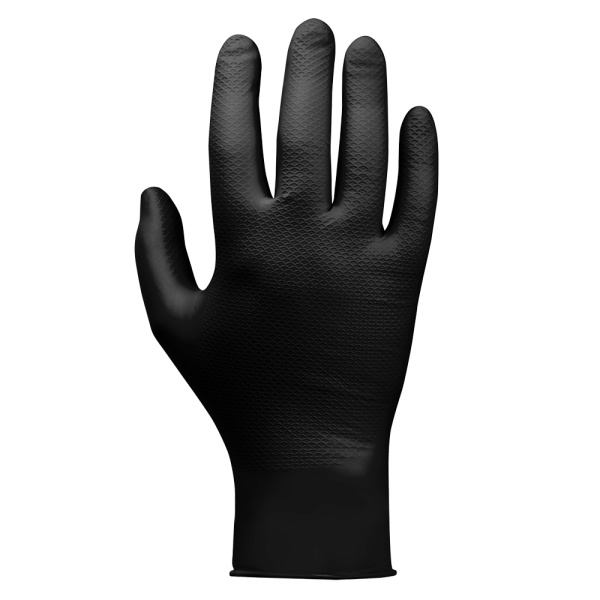 Перчатки JETA SAFETY JSN NATRIX NATRIX-50BL ультрапрочные нитриловые с текстурой 50шт (черный)