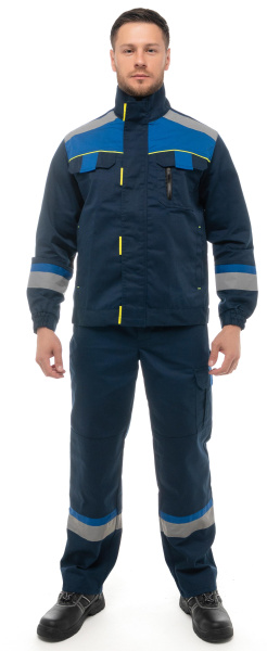 Костюм БРУКЛИН с ПК (синий/василек/черный)