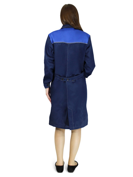 Халат НОВА женский (синий/василек)