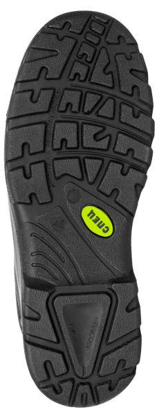 Полуботинки СПЕЦ ПУ/ПУ (черный/салатовый)