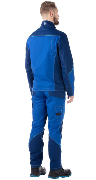 Костюм ИНДЕВОР с БР (васильковый/т.синий)