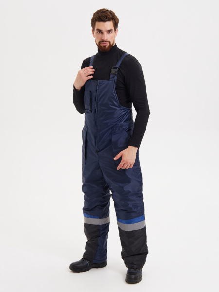 Костюм ГРАДУС зимний с ПК (синий/черный/василек)