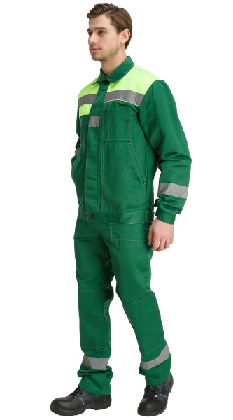 Костюм RONTA KS812 с ПК (т.зеленый/лайм)