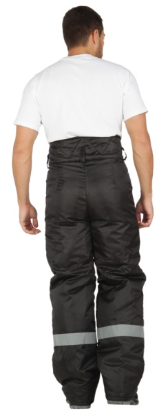 Костюм РЕГИОН зимний с БР (черный/серый)