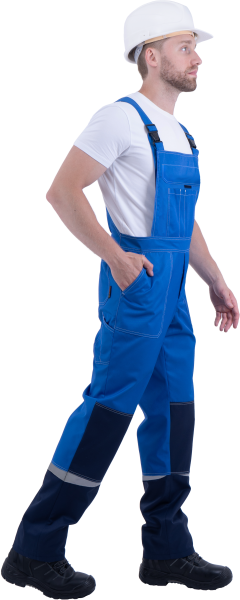 Костюм КМ-10 ЛЮКС летний с ПК (василек/т.синий)