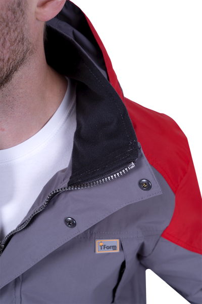 Куртка-штормовка РЕСПЕКТ (синий/красный)