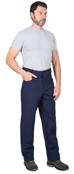 Брюки СИРИУС-АЗОВ софтшелл (синий)