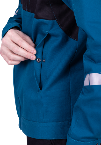 Куртка СТРОНГ ИМПОРТ (бирюзовый/черный)