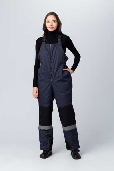 Костюм ВЕКТРОН-2 СОП IMP женский зимний с ПК (черный/красный/серый)