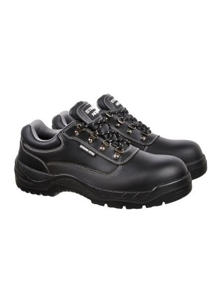Полуботинки STRONG NITRO ПУ/Нитрил с КП и КС (черный/серый)
