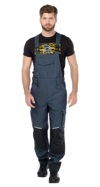 Полукомбинезон ЛЕВЕЛ (синий/черный)