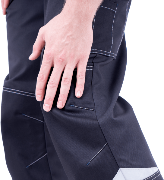 Брюки ТУРБО SAFETY (т.серый/чёрный)