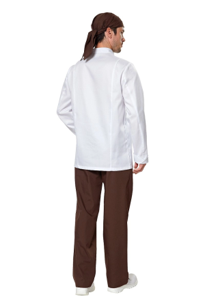 Костюм ПОВАРСКОЙ (белый/шоколад)