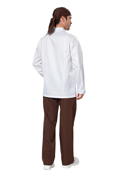 Костюм ПОВАРСКОЙ (белый/шоколад)
