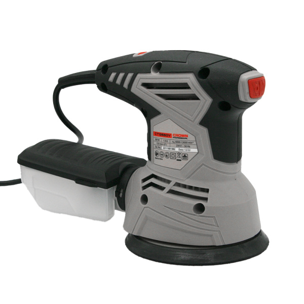 Эксцентриковая шлифовальная машина CROWN CT13560V 300Вт 6000-13000об/мин 2мм 125мм