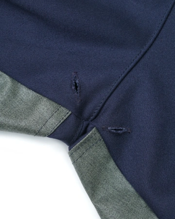 Костюм сварщика ОНИКС СОП 3 кл.защиты с силикон.накладками с БР (т.синий)