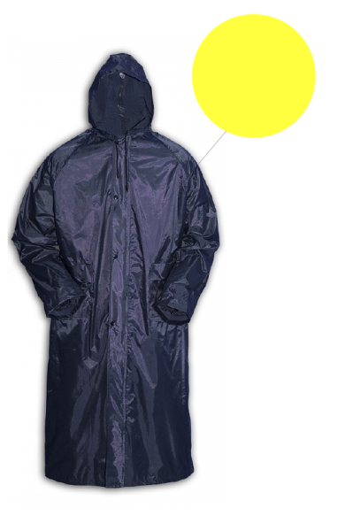Плащ влагозащитный нейлон с ПВХ R513 (желтый)