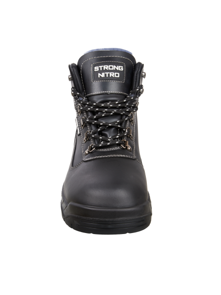 Ботинки STRONG NITRO нат. мех с КП и КС (черный/серый)