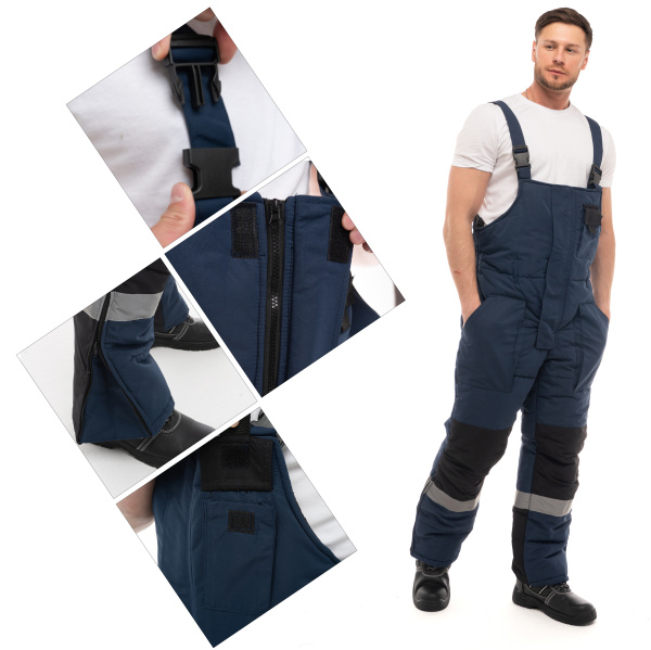 Костюм НОРДМЕН зимний с ПК (т. синий/черный)