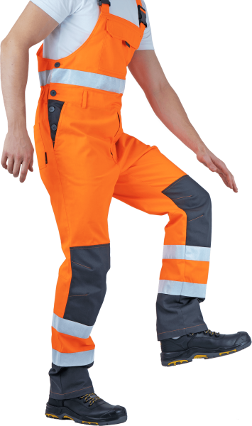 Костюм РЕФЛЕКТ-2 сигнальный с ПК (оранжевый/серый)