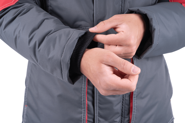 Костюм ЕНИСЕЙ зимний с ПК (серый/красный)