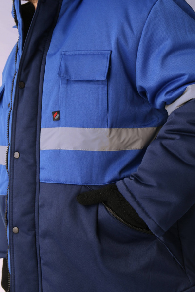 Костюм НОРДХАРД-2 зимний с ПК (т.синий/васильковый)