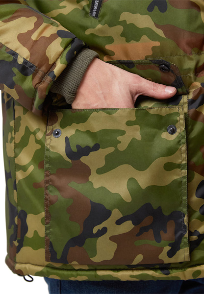 Куртка АЛЯСКА зимняя удлиненная (кмф флора)