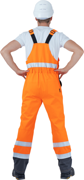Костюм РЕФЛЕКТ-2 сигнальный с ПК (оранжевый/серый)