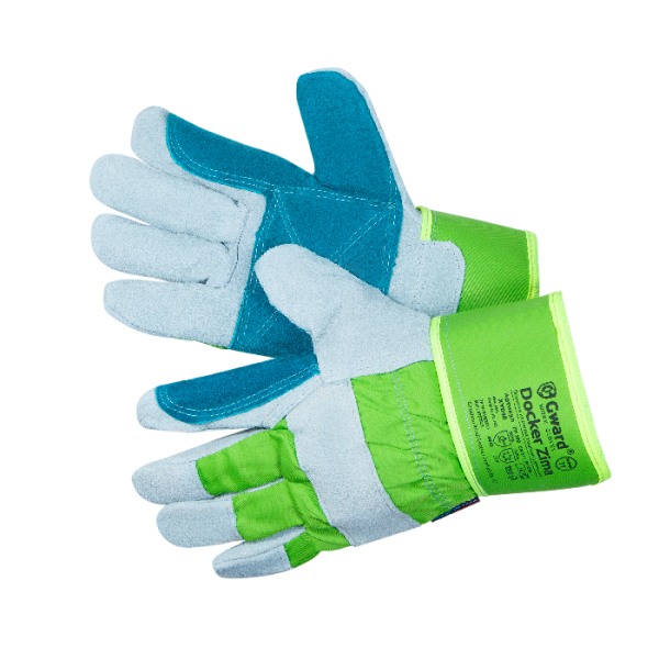 Перчатки DOCKER ZIMA утепленные из спилка c усиленной ладонью