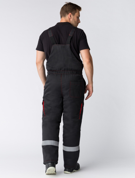 Костюм НЕЙЧ-2 зимний с ПК (черный/красный)