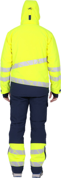 Куртка ACTIVE зимняя (желтый/синий)