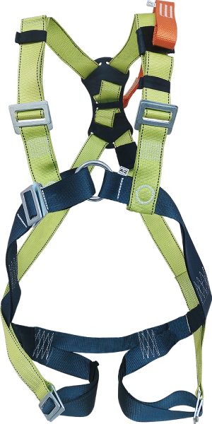 Страховочная привязь СП-02-01 со спинным удлинителем и идент.книжкой