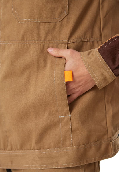 Костюм РОЛЬФ с ПК (бежевый/коричневый)