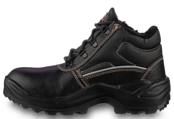 Ботинки СТИКС ПУ иск.мех с ТП (черный)