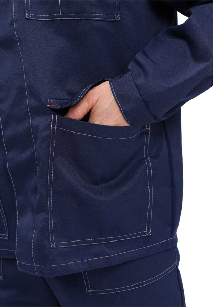 Костюм УДАРНИК с БР (т.синий/василек)